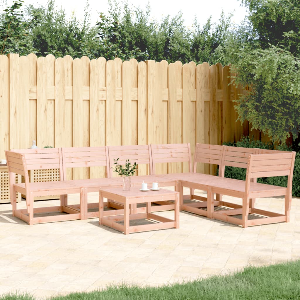 6 Piece Garden Sofa Set Solid Wood Douglas - All Things Good