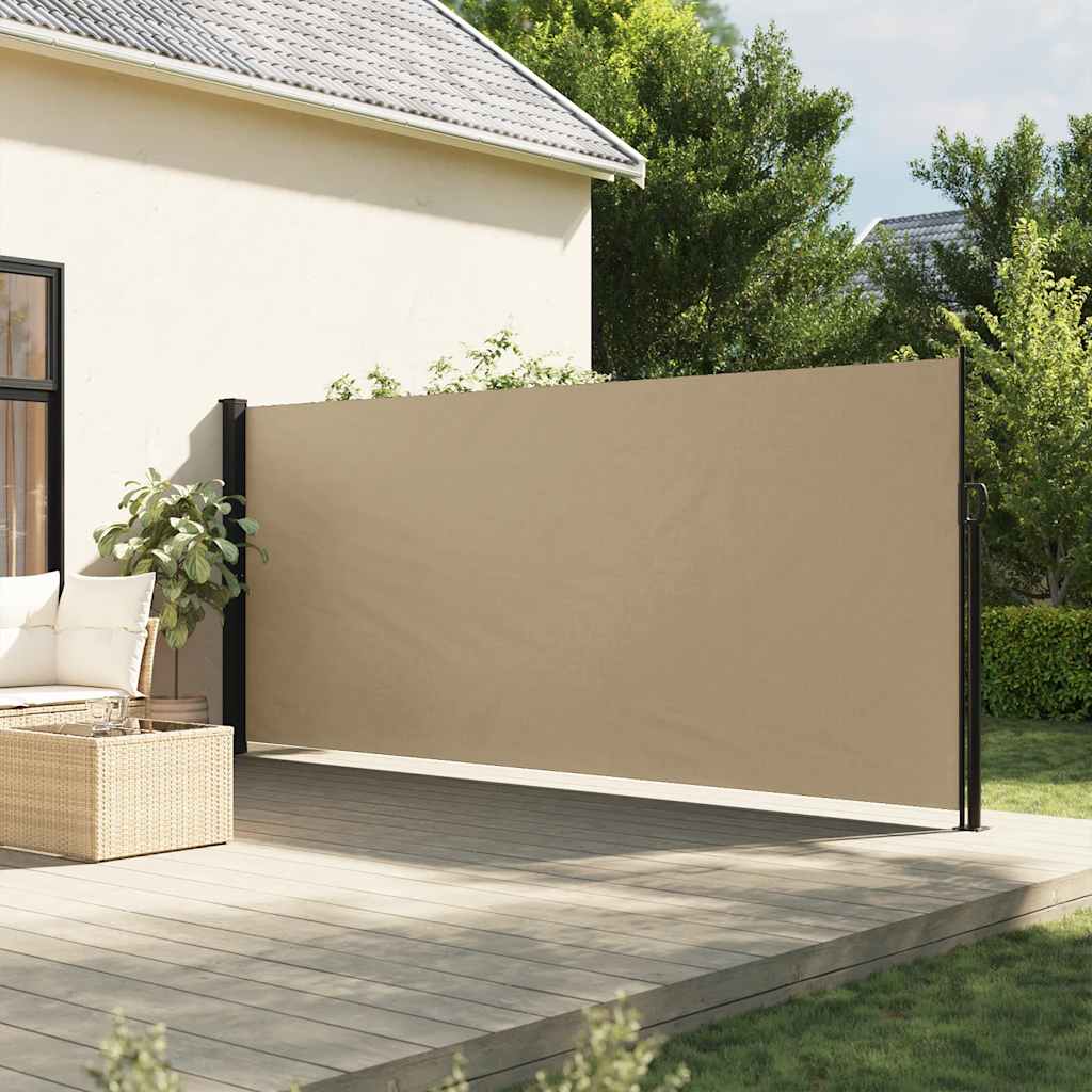 Retractable Side Awning Beige 160x300 cm - Charlotte Dunes
