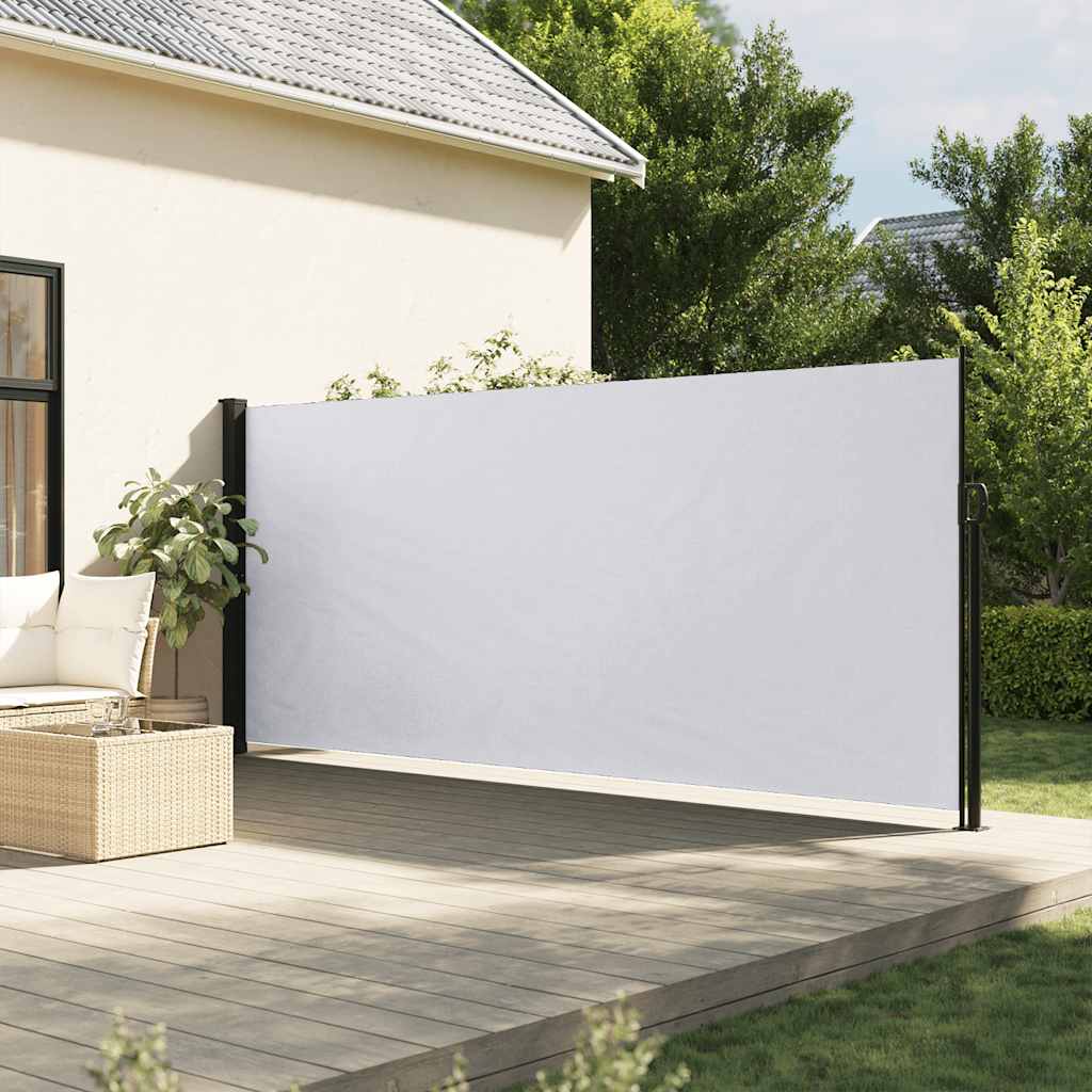 Retractable Side Awning White 160x300 cm - Charlotte Dunes