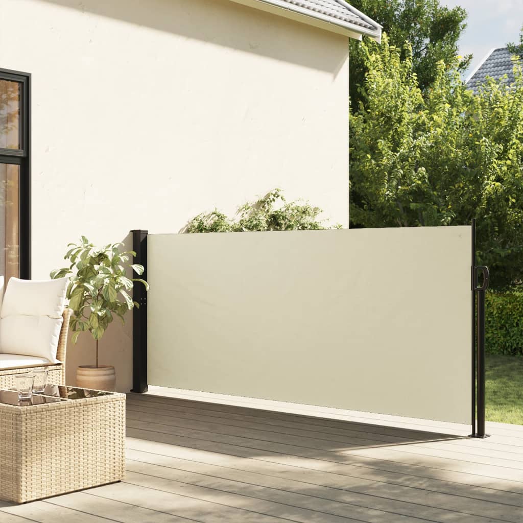 Retractable Side Awning Cream140x600 cm - All Things Good