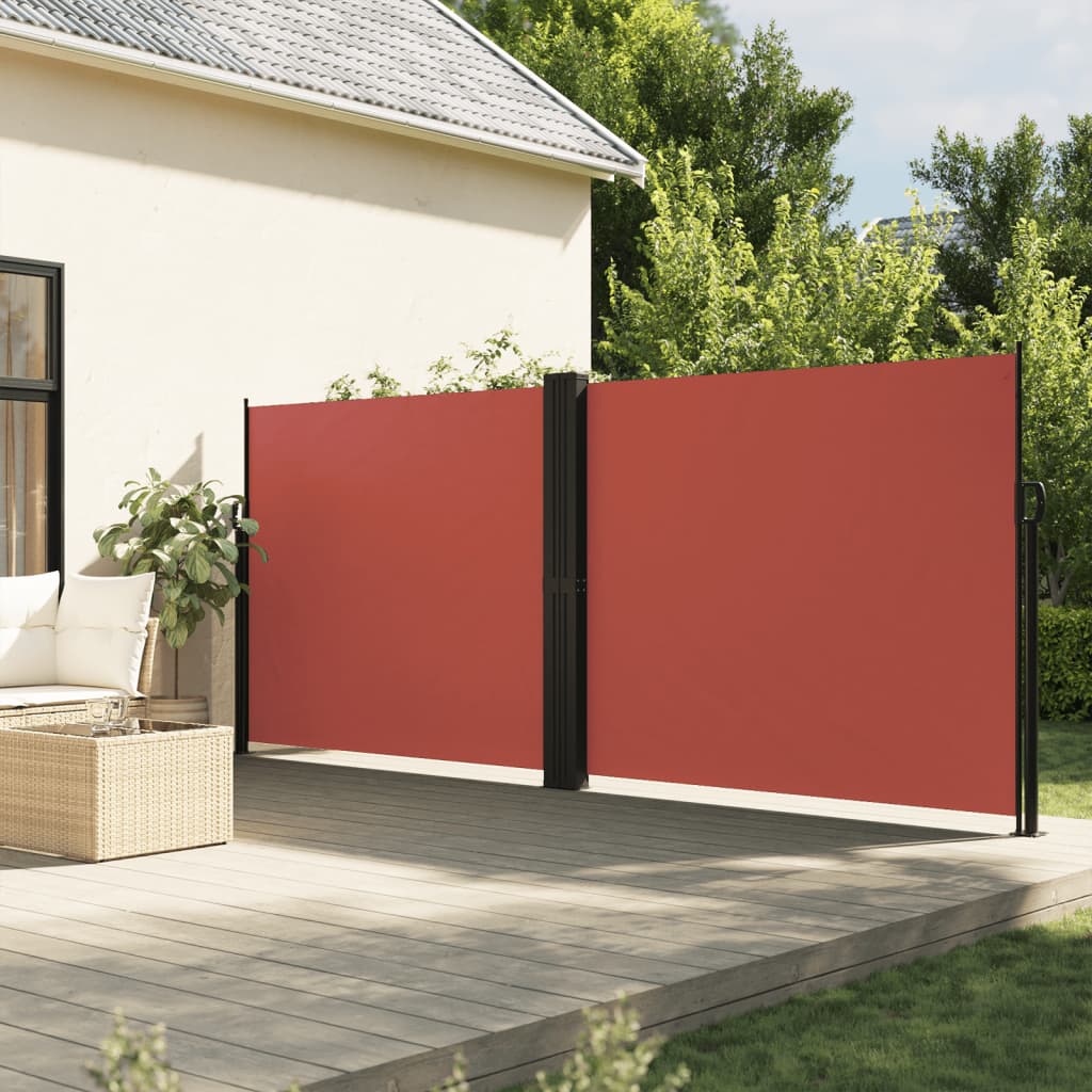 Retractable Side Awning Terracotta 180x1000 cm - Charlotte Dunes