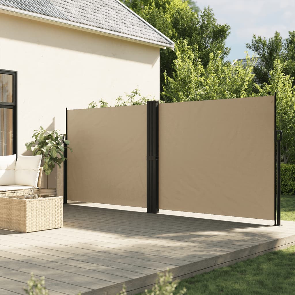 Retractable Side Awning Beige 160x1200 cm - Charlotte Dunes