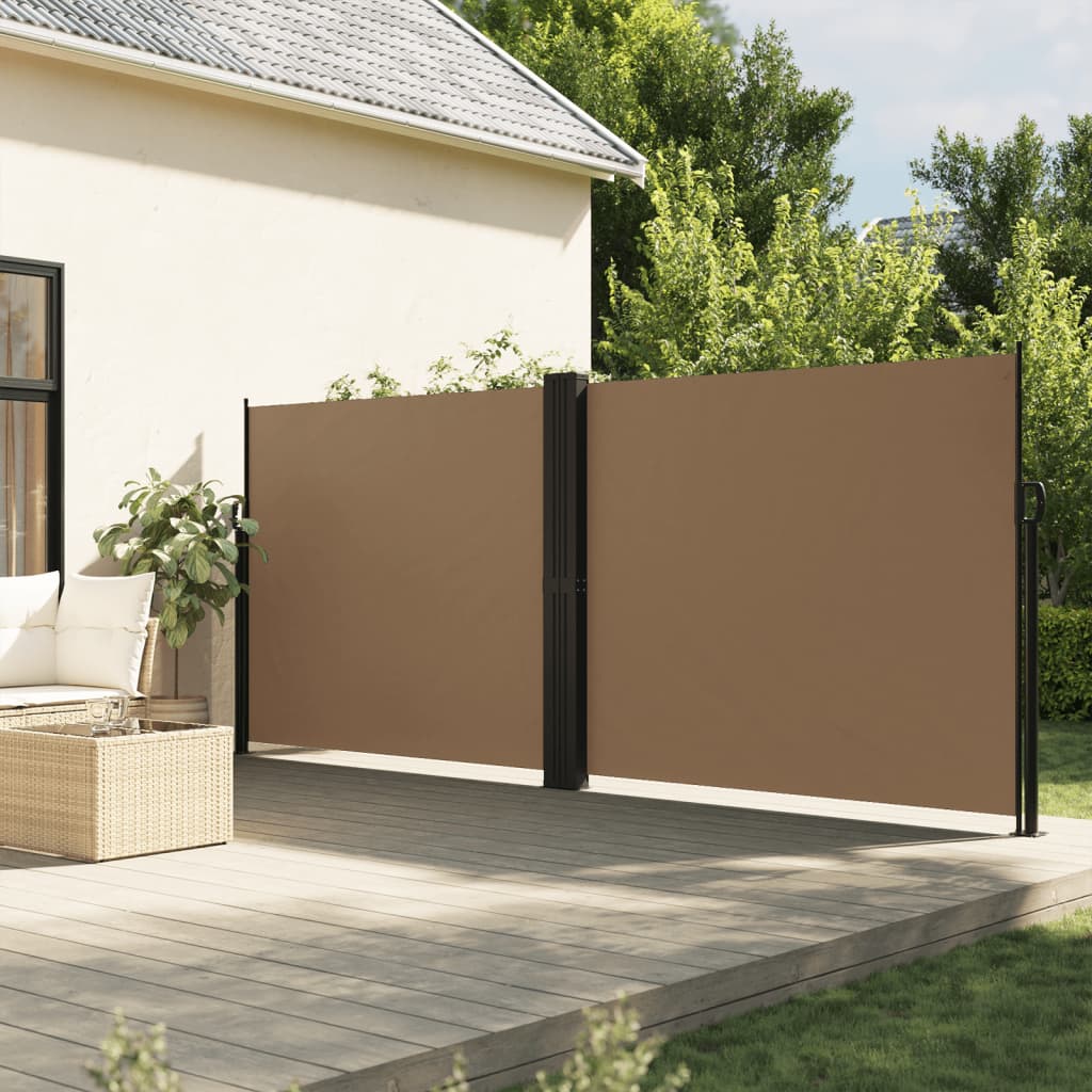 Retractable Side Awning Taupe 160x1200 cm - Charlotte Dunes