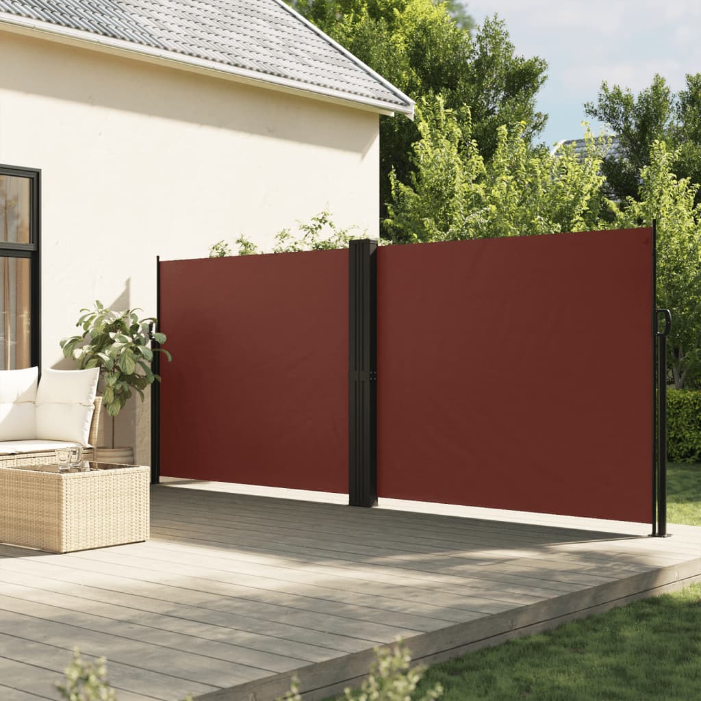 Retractable Side Awning Brown 180x600 cm - Merkel Designers