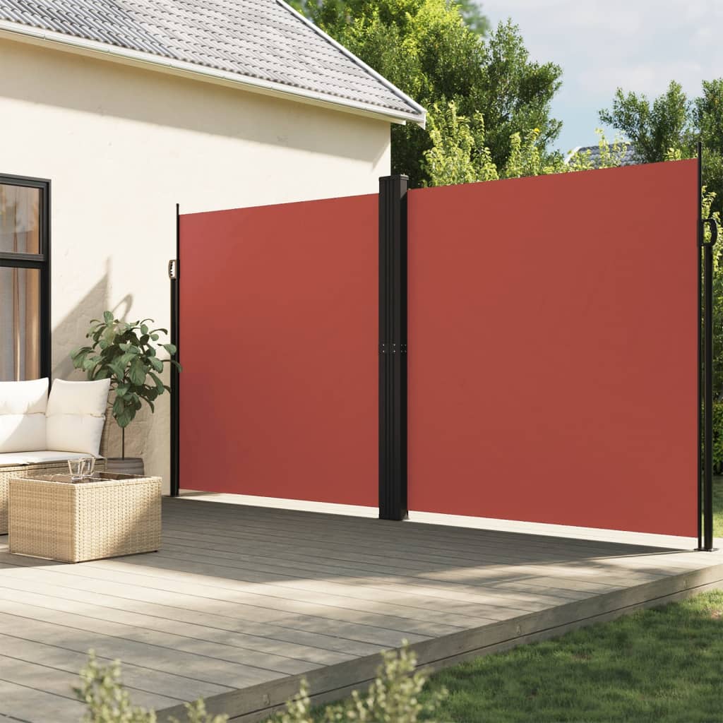Retractable Side Awning Terracotta 200x1200 cm - Charlotte Dunes