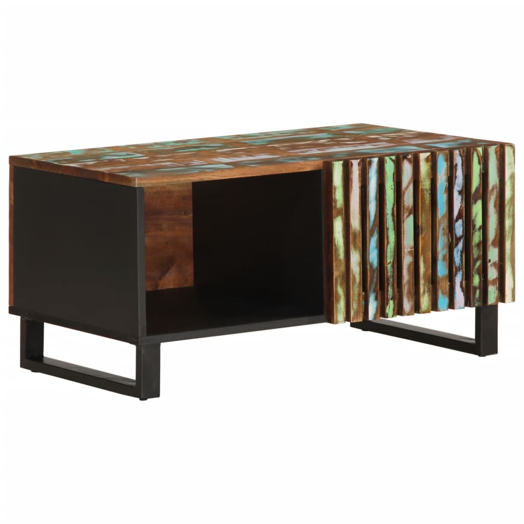 Coffee Table 80x51x40 cm Solid Wood Acacia - vid-377460 - Design Hut