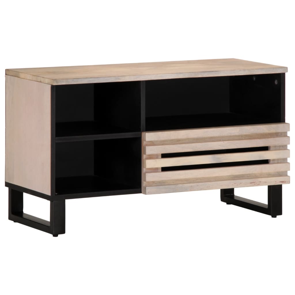 TV Cabinet 80x34x46 cm Solid Wood Mango - Discount Dealers