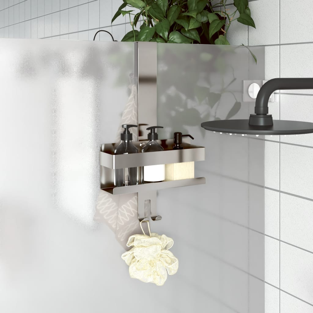 Hanging Shower Caddy Brushed 304 Stainless Steel - The Home Maker