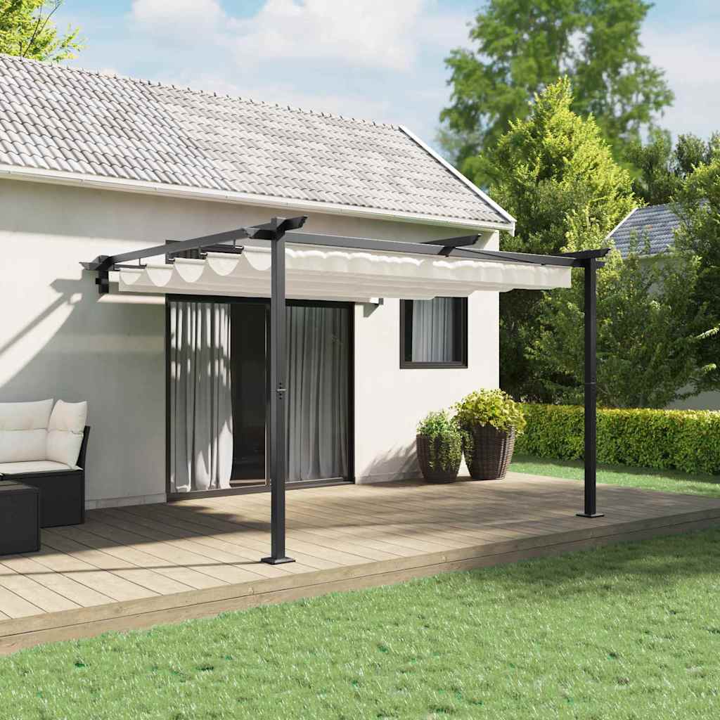 LUWOD Gazebo 300x300x200 cm Polyester - Cream - Charlotte Dunes