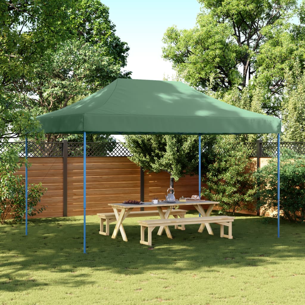 Foldable Party Tent Pop-Up Green 440x292x315 cm - Design Hut