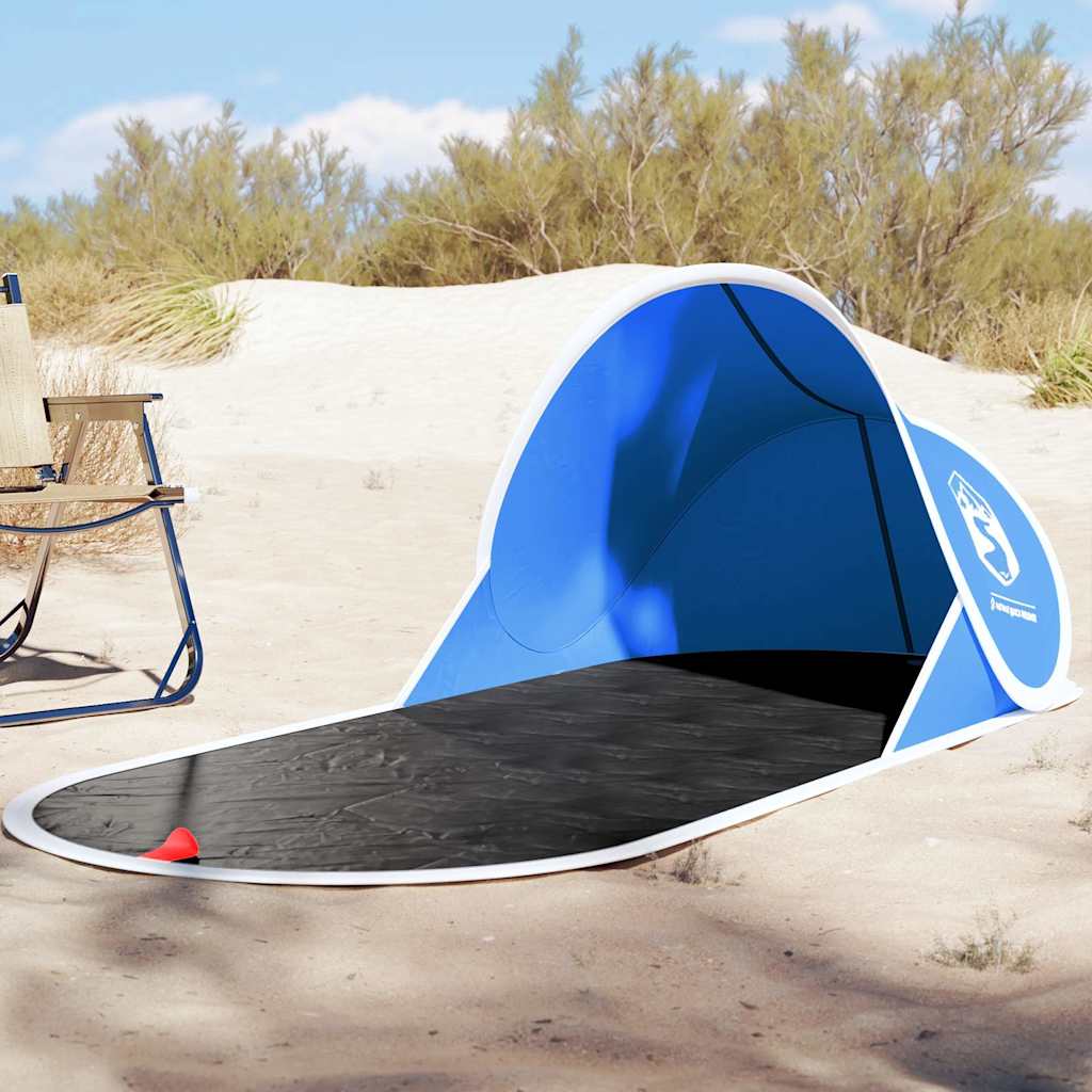 Beach Tent Azure Blue Pop-up Waterproof - vid-4004155 - Discount Dealers