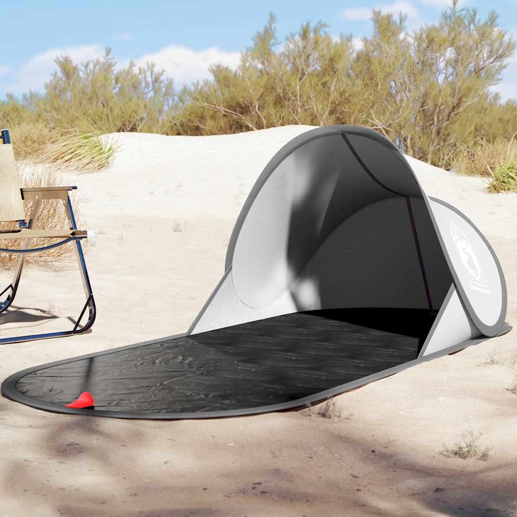 Beach Tent Grey Pop-up Waterproof - vid-4004157 - Discount Dealers