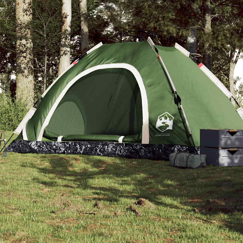 Camping Tent 5-Person Green Quick Release - Charlotte Dunes