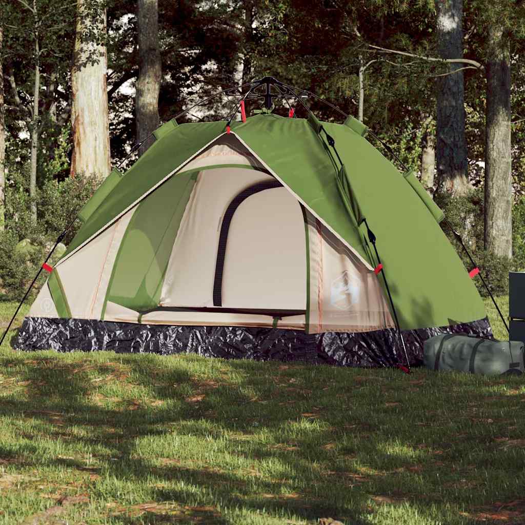 Camping Tent Dome 2-Person Green Quick Release - Charlotte Dunes