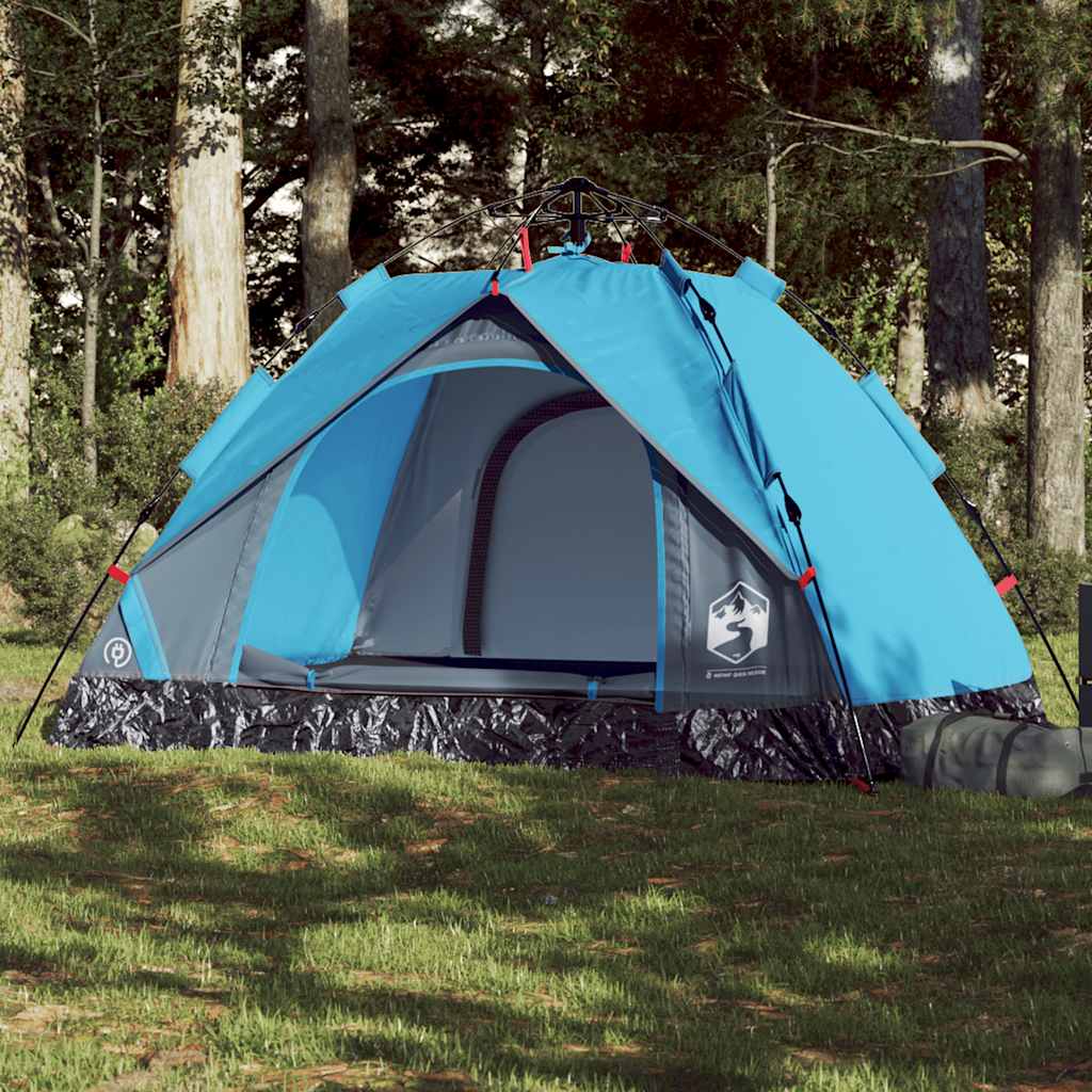 Camping Tent Dome 2-Person Blue Quick Release - Charlotte Dunes