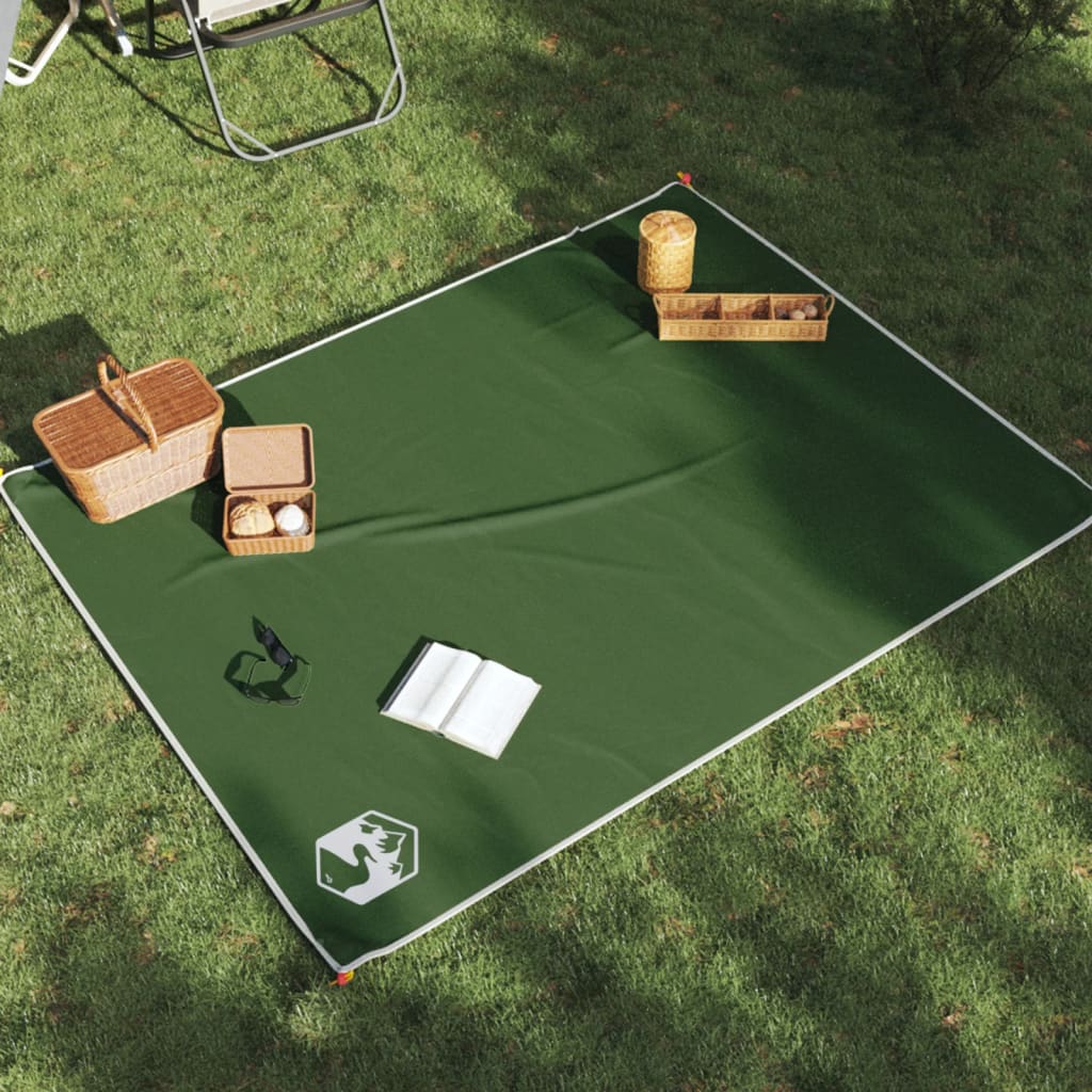 Picnic Blanket with Pegs Green 205x155 cm - Direct Imports