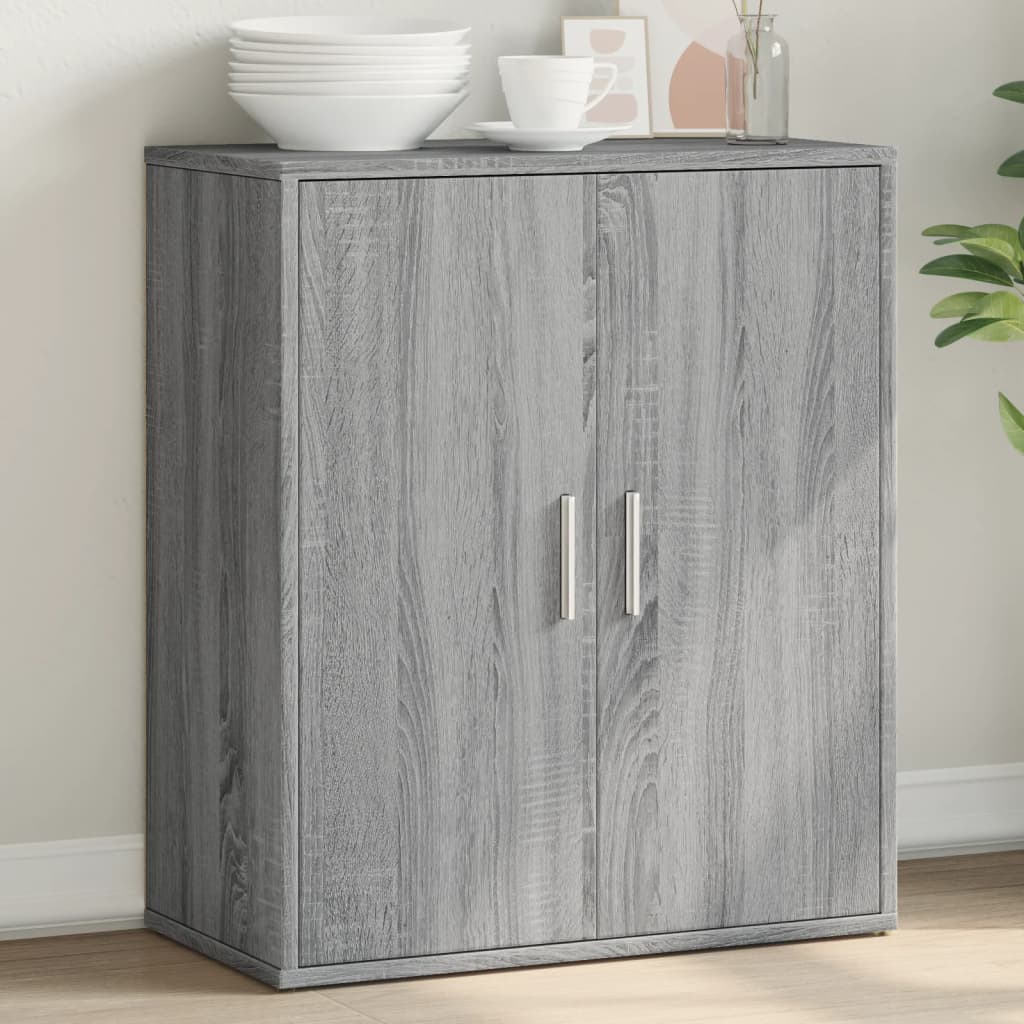 Sideboard Grey Sonoma 60x31x70 cm Engineered Wood - Decor Base