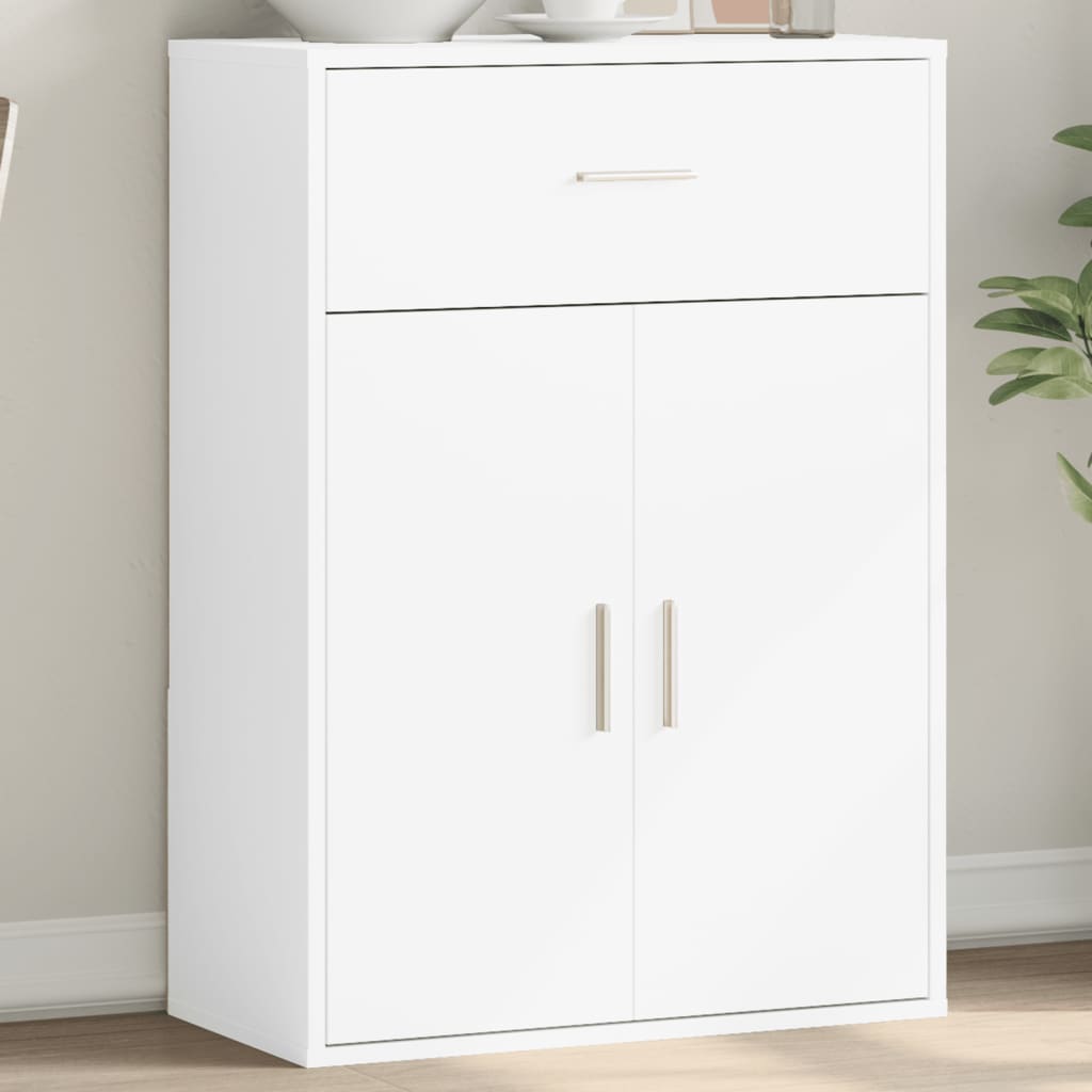 Sideboard White 60x30x84 cm Engineered Wood - Brittle & Co