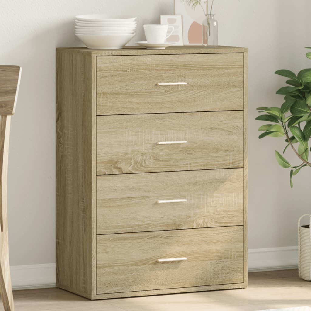 Sideboard Sonoma Oak 60x31x84 cm Engineered Wood - R and M Furniture