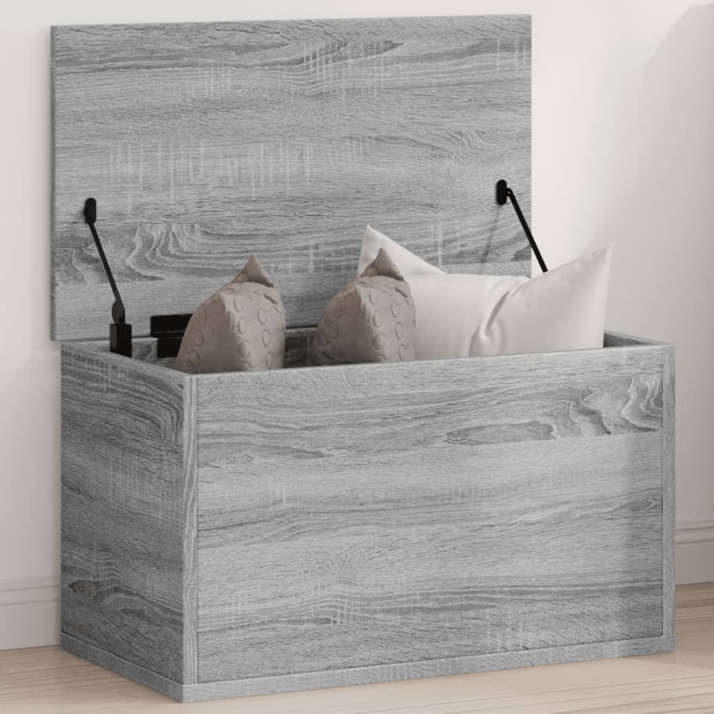 Storage Box Grey Sonoma 60x35x35 cm Engineered Wood - Design Hut