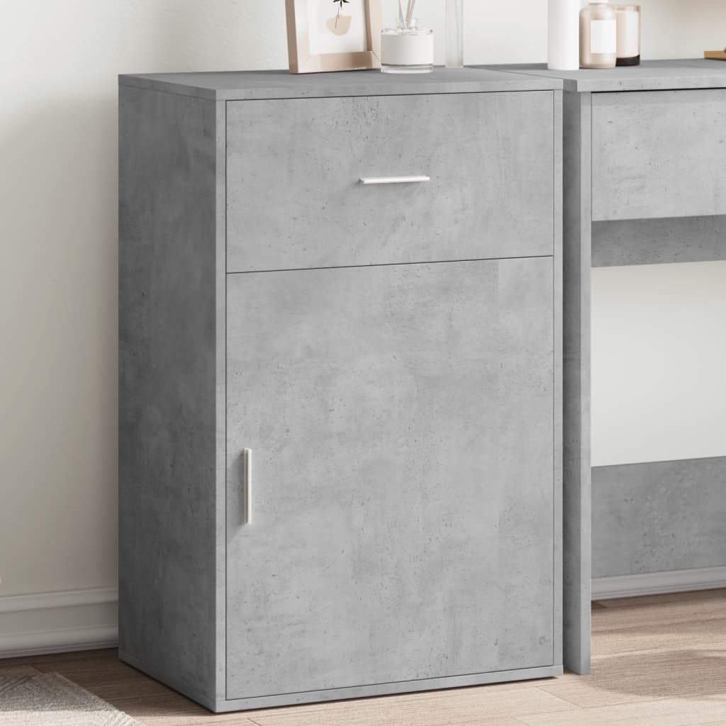 Storage Cabinet Concrete Grey 56.5x39x90 cm Engineered Wood - Direct Imports