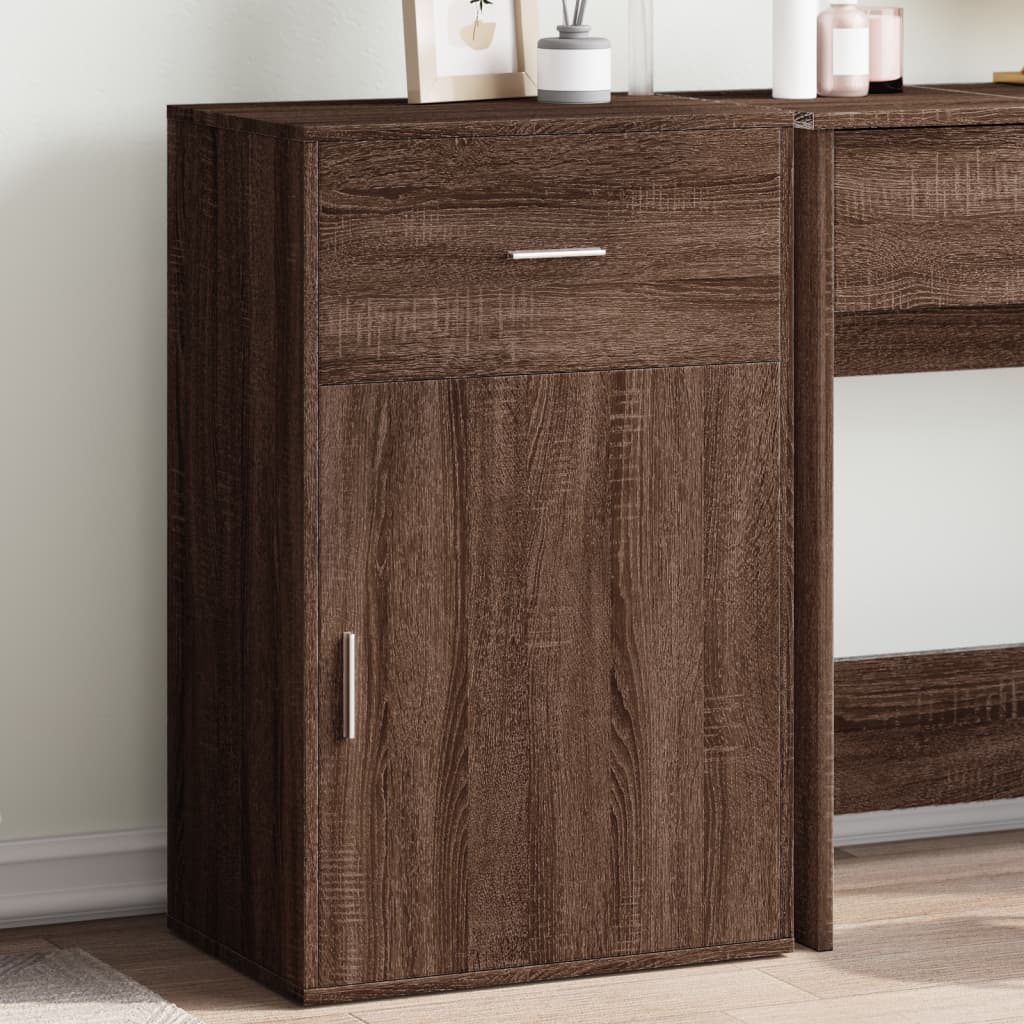 Storage Cabinet Brown Oak 56.5x39x90 cm Engineered Wood - Direct Imports