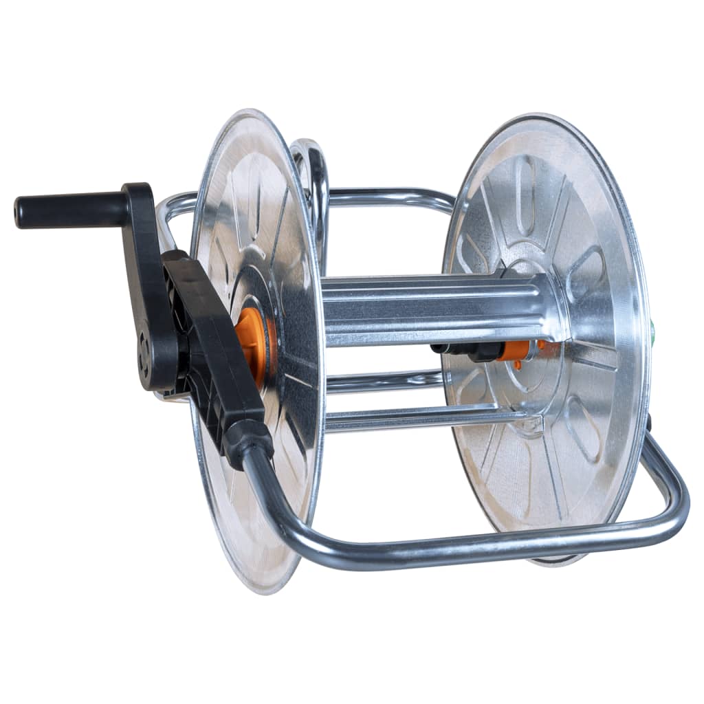 Hose Reel Wall Mounted for 50 m 1/2" or 35 m 3/4" Hose Steel - Design Hut