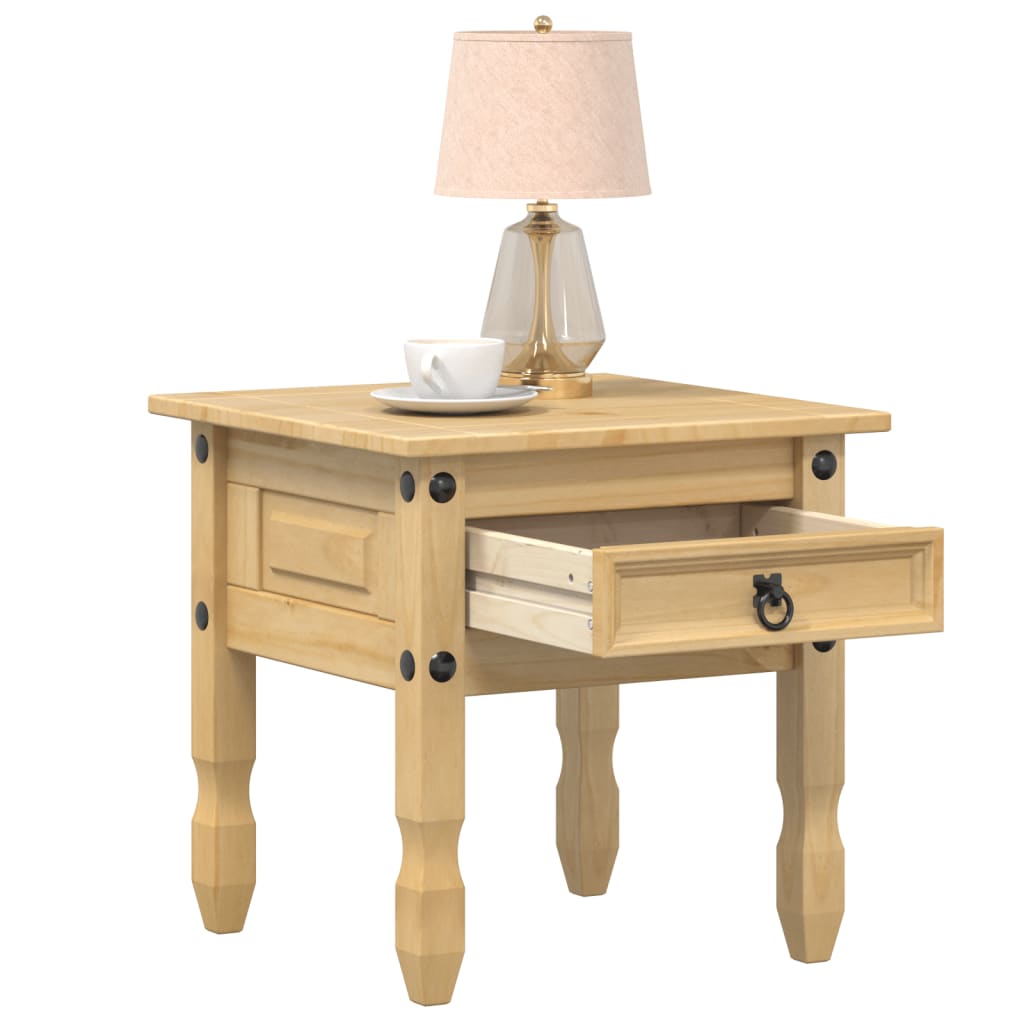 Side Table Corona 50x50x50 cm Solid Wood Pine - Discount Dealers