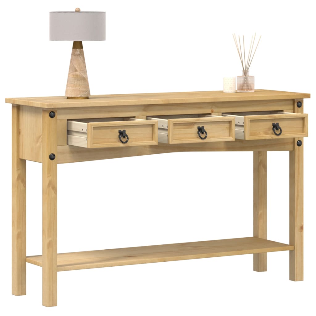 Console Table Corona 114x34.5x73 cm Solid Wood Pine - Decor Base