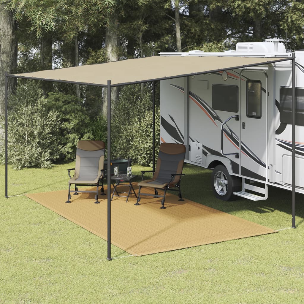 Tent Carpet Sand 250x400 cm HDPE - All Things Good