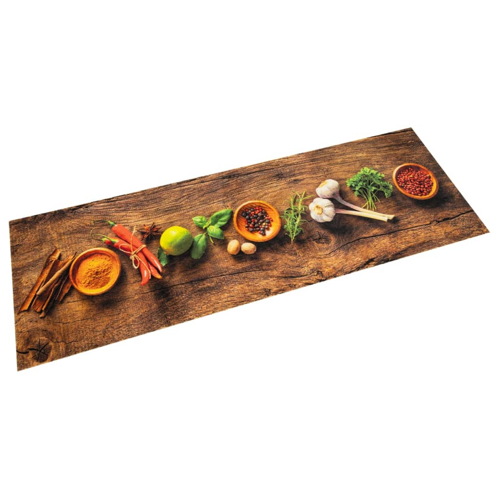 Kitchen Rug Washable Spices 60x300 cm Velvet - Unbeatable Bargains
