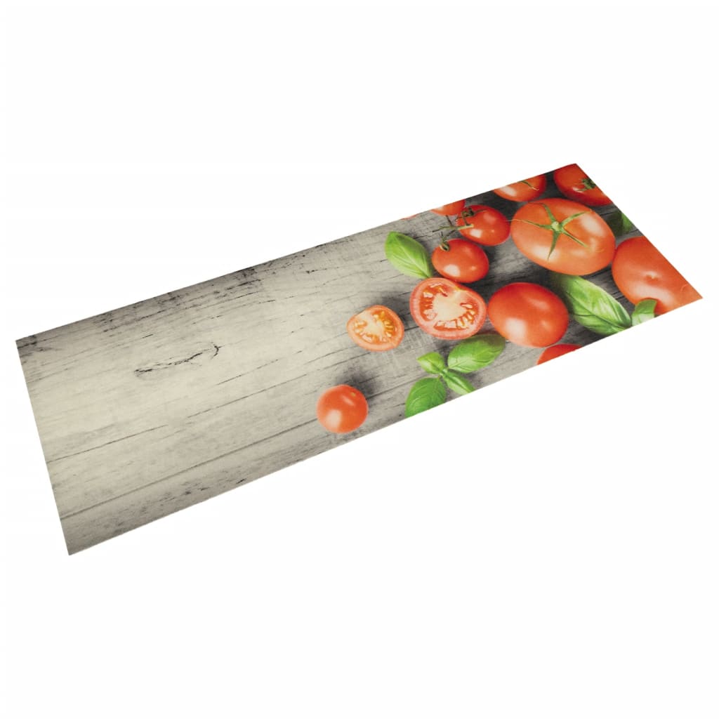 Kitchen Rug Washable Tomatoes 60x180 cm Velvet - Casper Homes