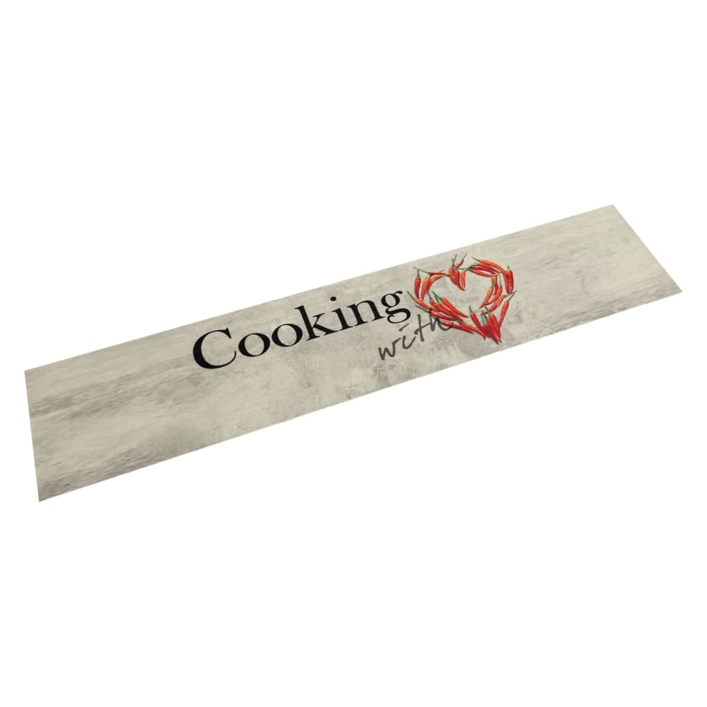 Kitchen Rug Washable Peper Cooking 60x300 cm Velvet - Casper Homes