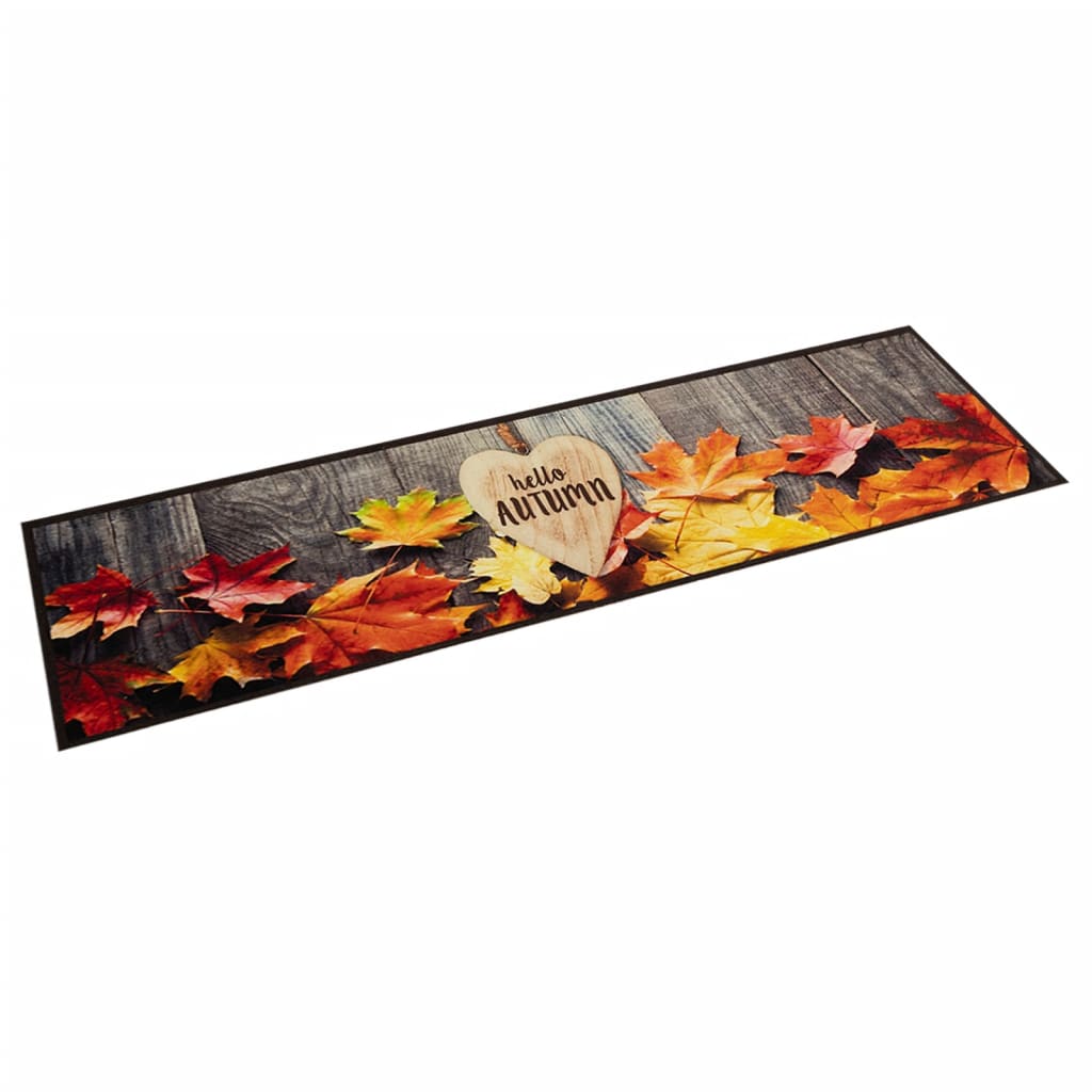 Kitchen Rug Washable Autumn 60x300 cm Velvet - Decor Base