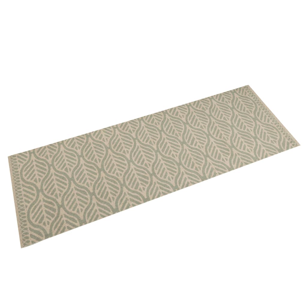 Kitchen Rug Washable Leaves 60x180 cm Velvet - Discount Dealers
