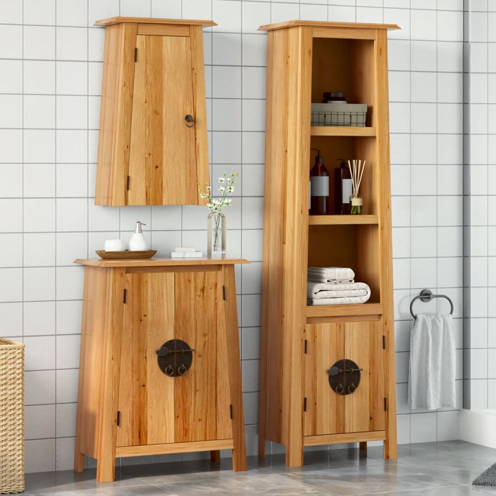 3 Piece Bathroom Furniture Set Solid Wood Pine - Tyrell & Tyrell