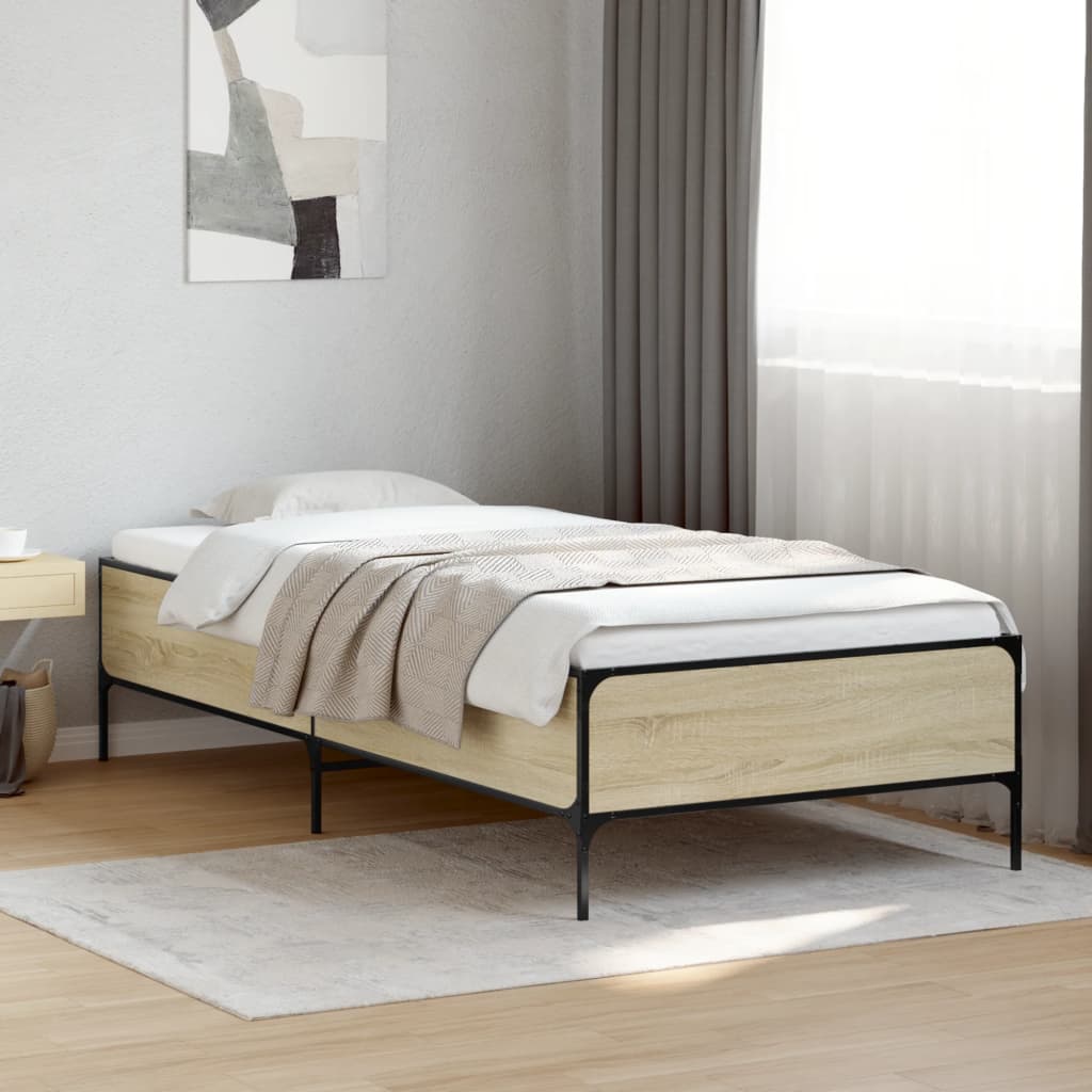 Bedframe Sonoma Oak 100x200cm - Sid & Sam