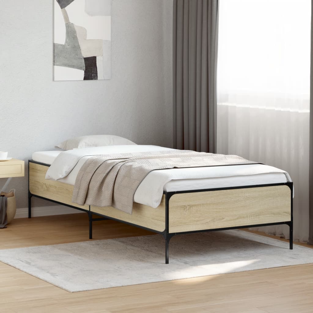 Bedframe Sonoma Oak 90x200cm - Design Hut
