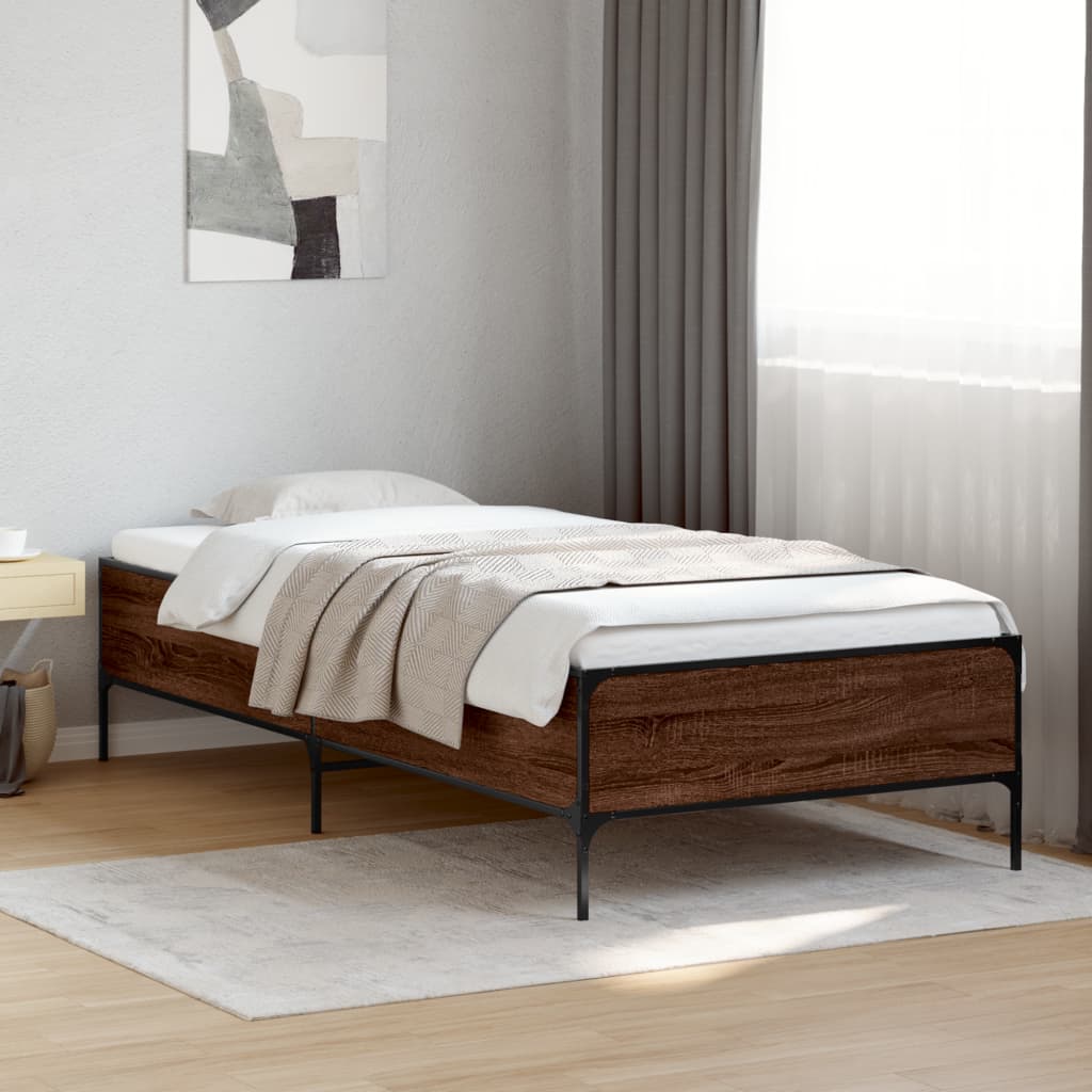 Bedframe Brown Oak 75x190cm Small Single - All Things Good