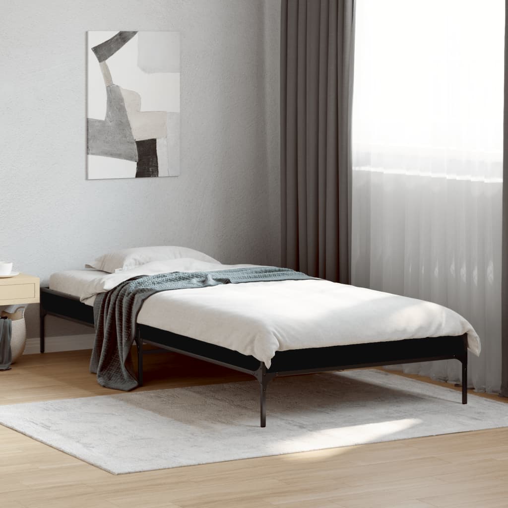 Bedframe Black 90x190cm Single - Merkel Designers