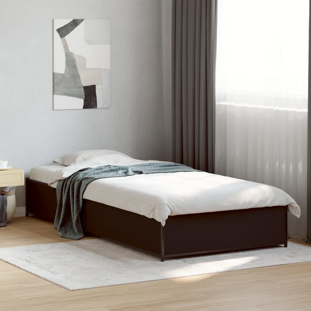 Bedframe Black 90x190cm Single - Merkel Designers