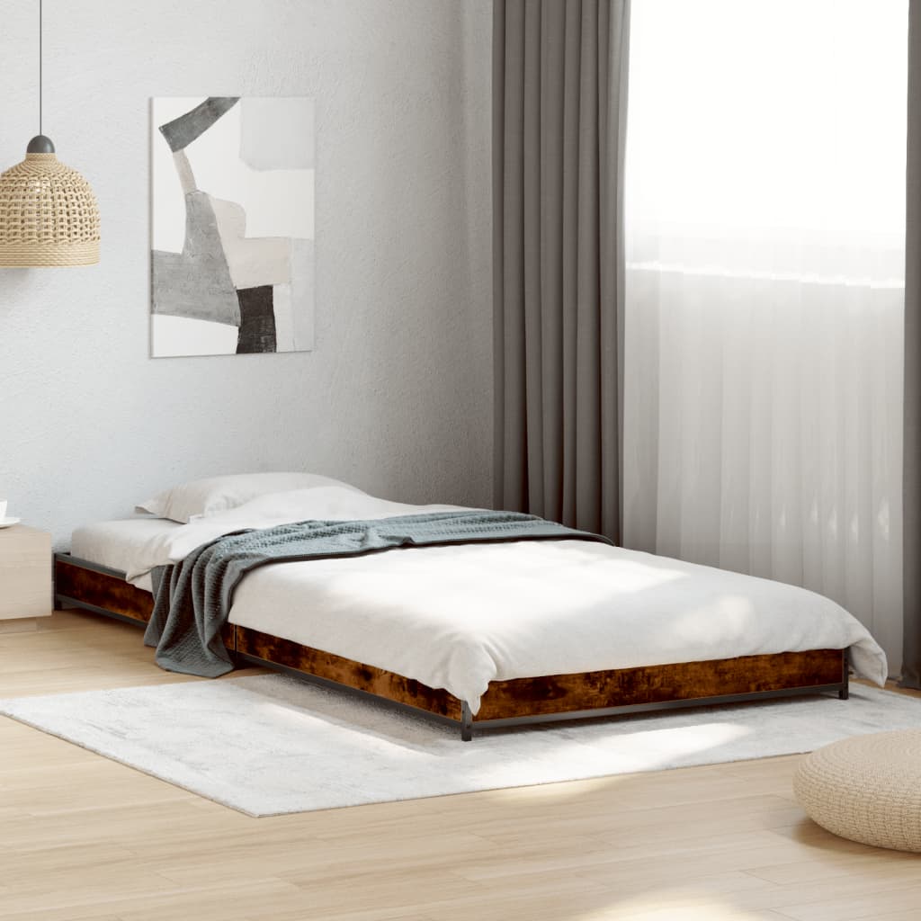 Bedframe Smoked Oak 100x200cm - Merkel Designers