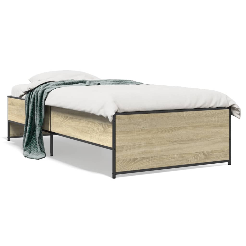 Bedframe Sonoma Oak 100x200cm - Sid & Sam