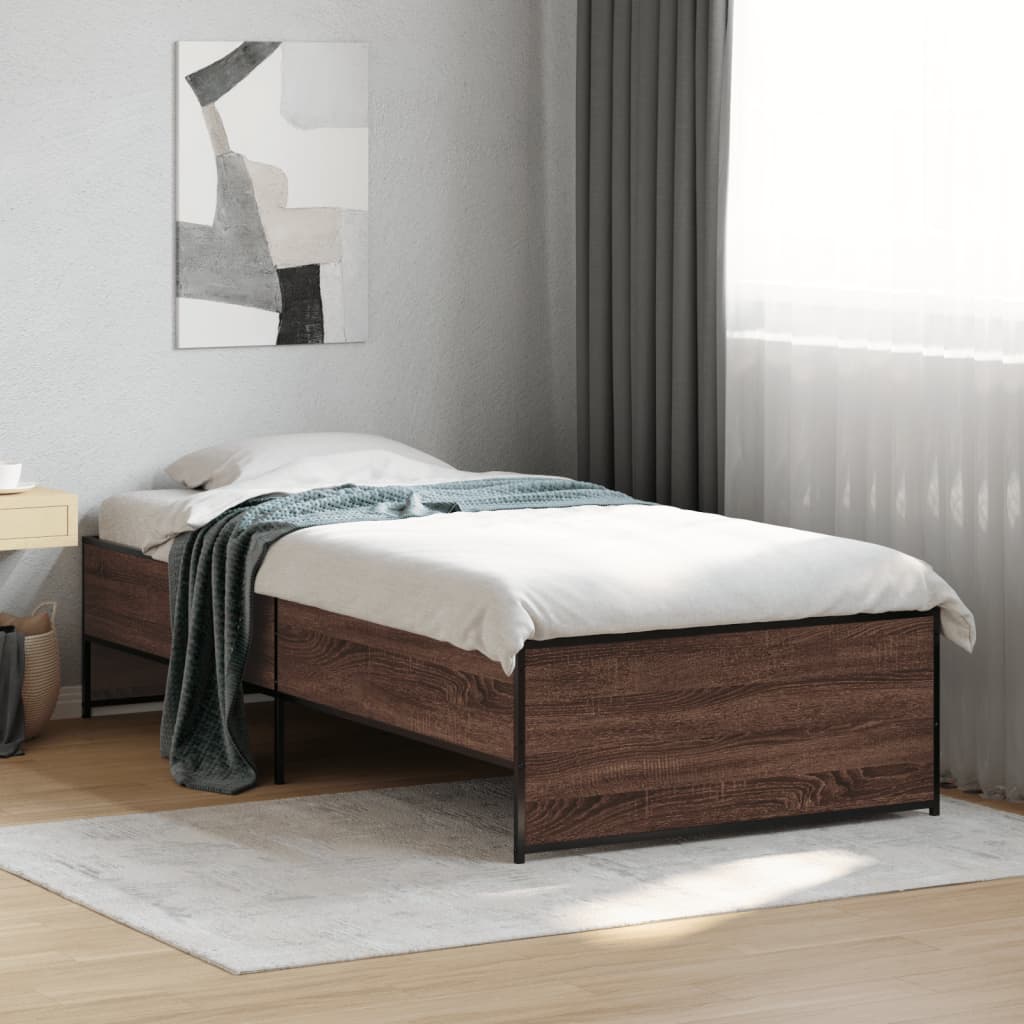Bedframe Brown Oak 75x190cm Small Single - Decor Base