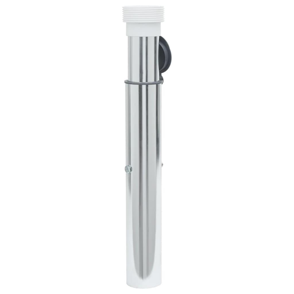 In-Ground Parasol Base for 40-50 mm Pole Silver Aluminum - Merkel Designers