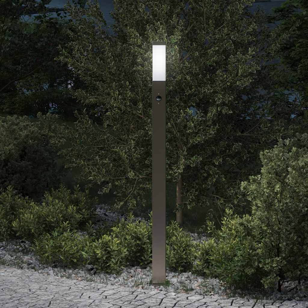 TONGLEN Bollard Light with Sensor 110 cm Stainless IP44 Steel - Design Hut