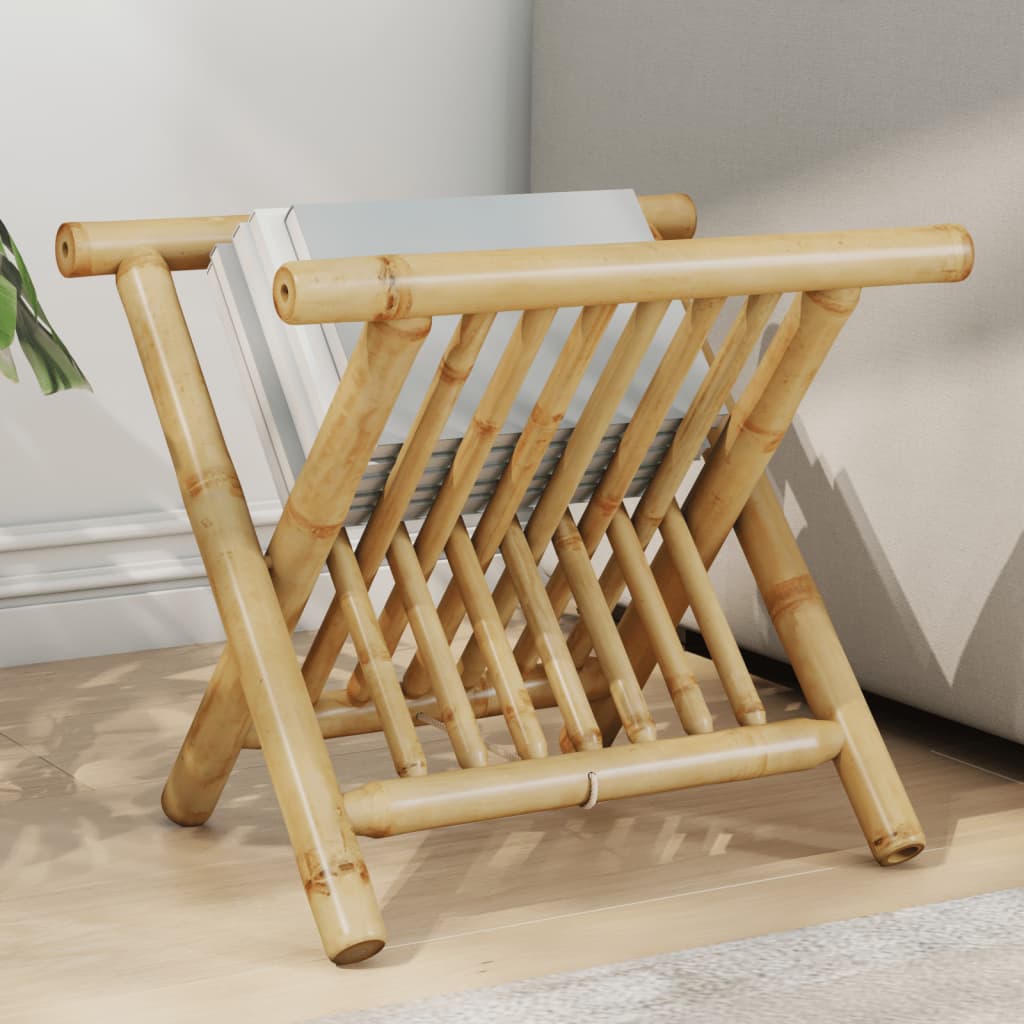 Magazine Rack 42x30.5x34.5 cm Bamboo - Design Hut