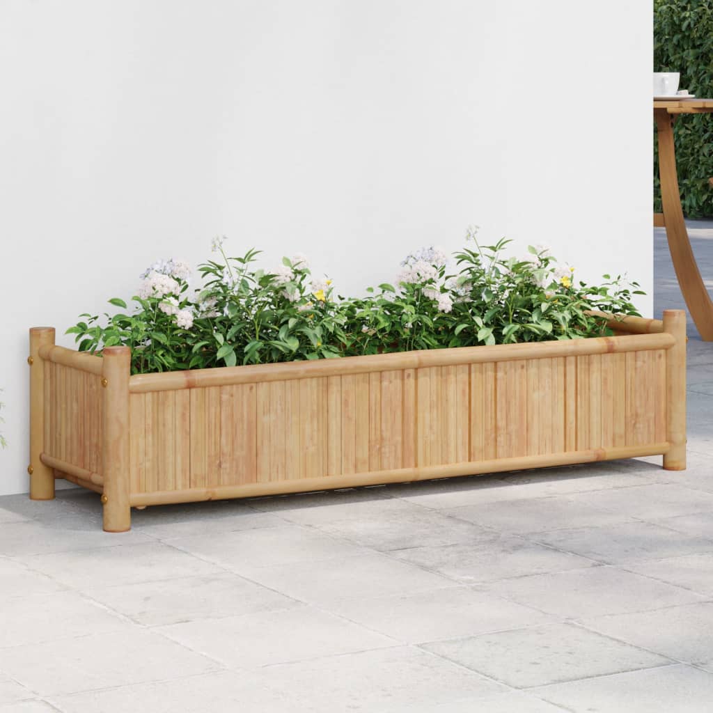 Planter 100x30x25 cm Bamboo - Charlotte Dunes