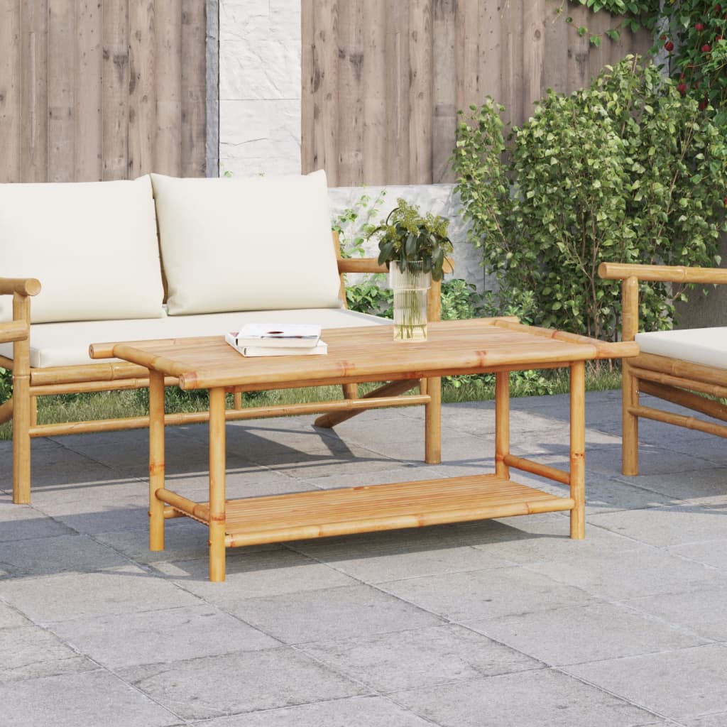 Coffee Table 110x55x45 cm Bamboo - vid-366474 - Discount Dealers