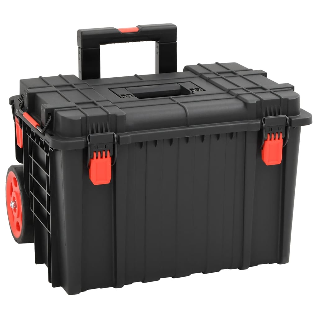 Portable Flight Case Black 56.5x45.5x48 cm PP - Discount Dealers